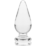 NEBULA SERIES BY IBIZA – PLUG ANAL MODÈLE 4 VERRE BOROSILICATE CLAIR 11 CM -O- 5 CM