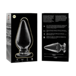 NEBULA SERIES BY IBIZA – PLUG ANAL MODÈLE 4 VERRE BOROSILICATE CLAIR 11 CM -O- 5 CM