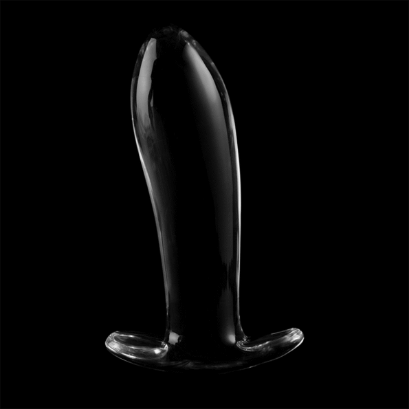 NEBULA SERIES BY IBIZA - PLUG ANAL MODÈLE 5 VERRE BOROSILICATE CLAIR 12.5 CM -O- 3.5 CM-NEBULA SERIES BY IBIZA-sextoys-lingerie-bdsm-hygiène-sexshop
