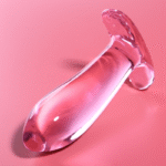 NEBULA SERIES BY IBIZA – PLUG ANAL MODÈLE 5 VERRE BOROSILICATE ROSE 12.5 CM -O- 3.5 CM