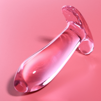 NEBULA SERIES BY IBIZA - PLUG ANAL MODÈLE 5 VERRE BOROSILICATE ROSE 12.5 CM -O- 3.5 CM-NEBULA SERIES BY IBIZA-sextoys-lingerie-bdsm-hygiène-sexshop