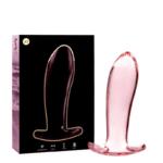 NEBULA SERIES BY IBIZA – PLUG ANAL MODÈLE 5 VERRE BOROSILICATE ROSE 12.5 CM -O- 3.5 CM