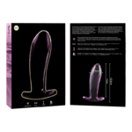 NEBULA SERIES BY IBIZA – PLUG ANAL MODÈLE 5 VERRE BOROSILICATE ROSE 12.5 CM -O- 3.5 CM