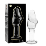 NEBULA SERIES BY IBIZA – PLUG ANAL MODÈLE 6 VERRE BOROSILICATE CLAIR 12.5 CM -O- 4 CM