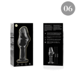 NEBULA SERIES BY IBIZA – PLUG ANAL MODÈLE 6 VERRE BOROSILICATE CLAIR 12.5 CM -O- 4 CM