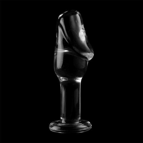 NEBULA SERIES BY IBIZA - PLUG ANAL MODÈLE 6 VERRE BOROSILICATE CLAIR 12.5 CM -O- 4 CM-NEBULA SERIES BY IBIZA-sextoys-lingerie-bdsm-hygiène-sexshop