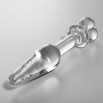 NEBULA SERIES BY IBIZA - PLUG ANAL MODÈLE 7 VERRE BOROSILICATE CLAIR 13.5 CM -O- 3 CM-NEBULA SERIES BY IBIZA-sextoys-lingerie-bdsm-hygiène-sexshop