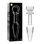 NEBULA SERIES BY IBIZA – PLUG ANAL MODÈLE 7 VERRE BOROSILICATE CLAIR 13.5 CM -O- 3 CM