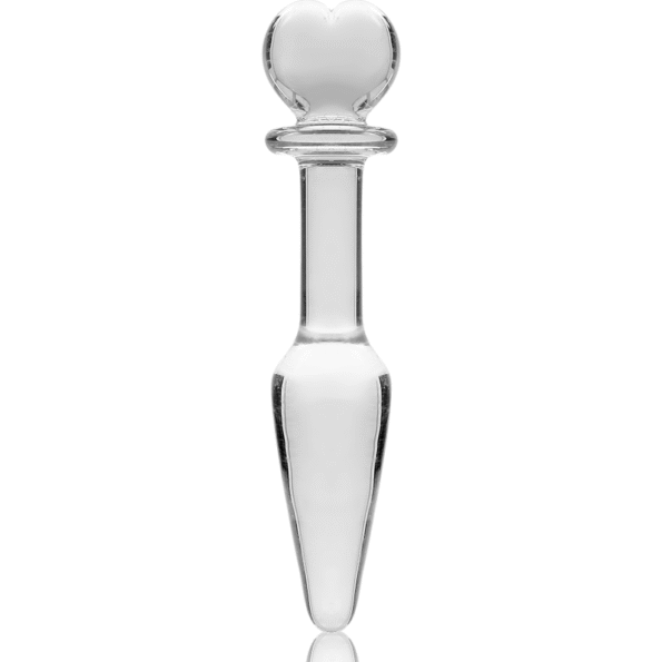 NEBULA SERIES BY IBIZA - PLUG ANAL MODÈLE 7 VERRE BOROSILICATE CLAIR 13.5 CM -O- 3 CM-NEBULA SERIES BY IBIZA-sextoys-lingerie-bdsm-hygiène-sexshop