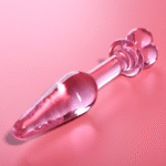 NEBULA SERIES BY IBIZA – PLUG ANAL MODÈLE 7 VERRE BOROSILICATE ROSE 13.5 CM -O- 3 CM