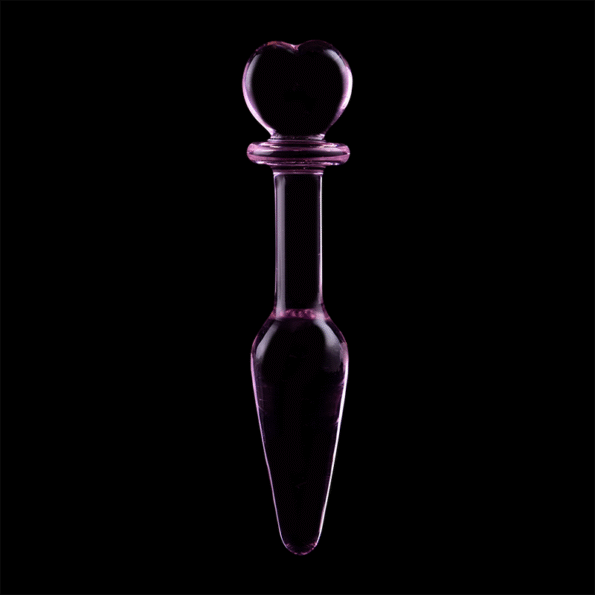 NEBULA SERIES BY IBIZA - PLUG ANAL MODÈLE 7 VERRE BOROSILICATE ROSE 13.5 CM -O- 3 CM-NEBULA SERIES BY IBIZA-sextoys-lingerie-bdsm-hygiène-sexshop
