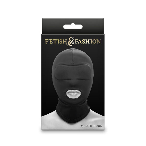 NS NOVELTIES - FETISH & FASHION CAGOULE BOUCHE NYLON NOIR-NS NOVELTIES-sextoys-lingerie-bdsm-hygiène-sexshop