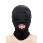 NS NOVELTIES - FETISH & FASHION CAGOULE BOUCHE NYLON NOIR-NS NOVELTIES-sextoys-lingerie-bdsm-hygiène-sexshop