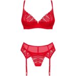 OBSESSIVE – INGRIDIA ENSEMBLE TROIS PIÈCES ROUGE XS/S