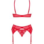 OBSESSIVE – INGRIDIA ENSEMBLE TROIS PIÈCES ROUGE XS/S