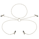 OHMAMA FETISH 4 PINCES À TÉTONS AVEC COLLIER CHAÎNE-OHMAMA FETISH-sextoys-lingerie-bdsm-hygiène-sexshop