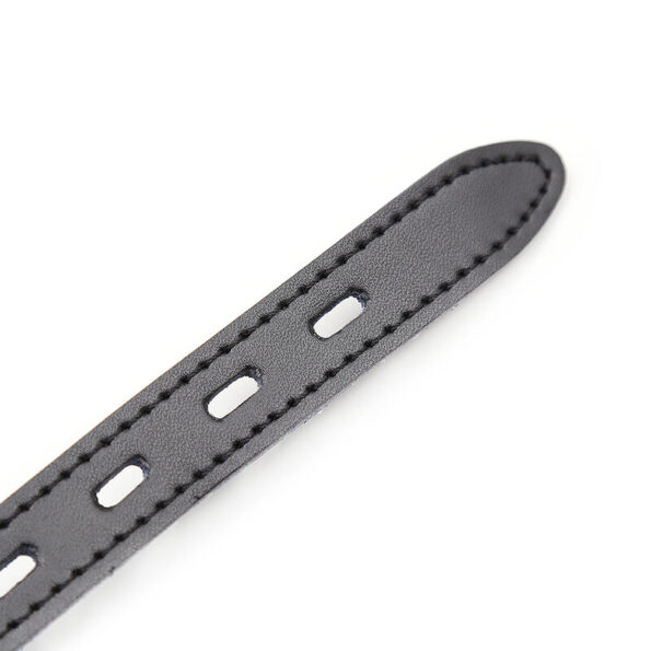 OHMAMA FETISH - BÂILLON BALLE EN SILICONE AVEC CEINTURE EN CUIR (CADENAS INCLUS)-OHMAMA FETISH-sextoys-lingerie-bdsm-hygiène-sexshop