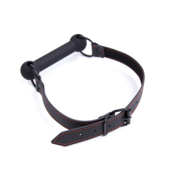 OHMAMA FETISH - BÂILLON EN OS AVEC SANGLE PU-OHMAMA FETISH-sextoys-lingerie-bdsm-hygiène-sexshop