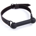 OHMAMA FETISH - BÂILLON EN OS AVEC SANGLE PU-OHMAMA FETISH-sextoys-lingerie-bdsm-hygiène-sexshop