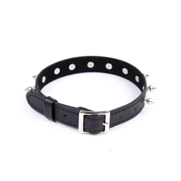 OHMAMA FETISH - COLLIER SPIKES COLLIER PUNK-OHMAMA FETISH-sextoys-lingerie-bdsm-hygiène-sexshop