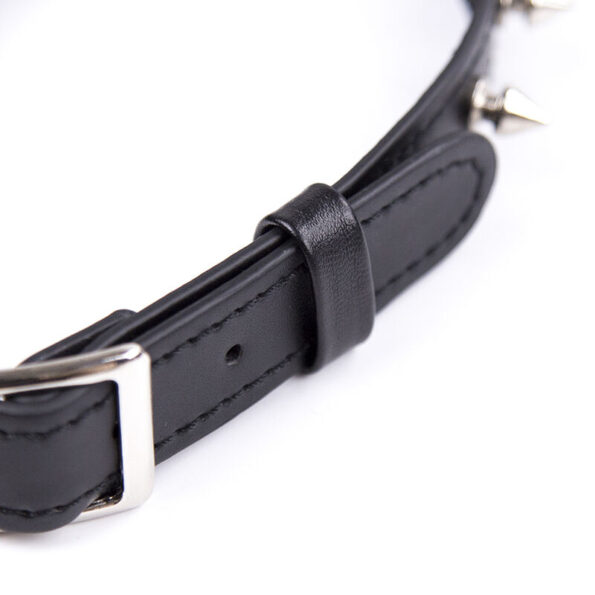 OHMAMA FETISH - COLLIER SPIKES COLLIER PUNK-OHMAMA FETISH-sextoys-lingerie-bdsm-hygiène-sexshop