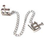OHMAMA FETISH - PINCES  VIS EN MÉTAL AVEC CHAÎNE-OHMAMA FETISH-sextoys-lingerie-bdsm-hygiène-sexshop