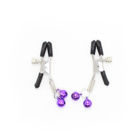 OHMAMA FETISH - Pinces à tétons AVEC CLOCHE LILAS-OHMAMA FETISH-sextoys-lingerie-bdsm-hygiène-sexshop