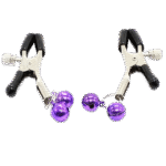 OHMAMA FETISH - Pinces à tétons AVEC CLOCHE LILAS-OHMAMA FETISH-sextoys-lingerie-bdsm-hygiène-sexshop