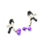 OHMAMA FETISH – Pinces à tétons AVEC CLOCHE LILAS