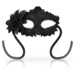 OHMAMA - MASQUES ANTIZAZ FLEUR CÔTÉ STYLE VÉNITIEN - NOIR-OHMAMA MASKS-sextoys-lingerie-bdsm-hygiène-sexshop