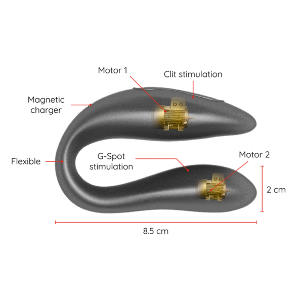 ONINDER - LISBOA G-SPOT & CLITORAL STIMULATEUR NOIR - APPLICATION GRATUITE-ONINDER-sextoys-lingerie-bdsm-hygiène-sexshop