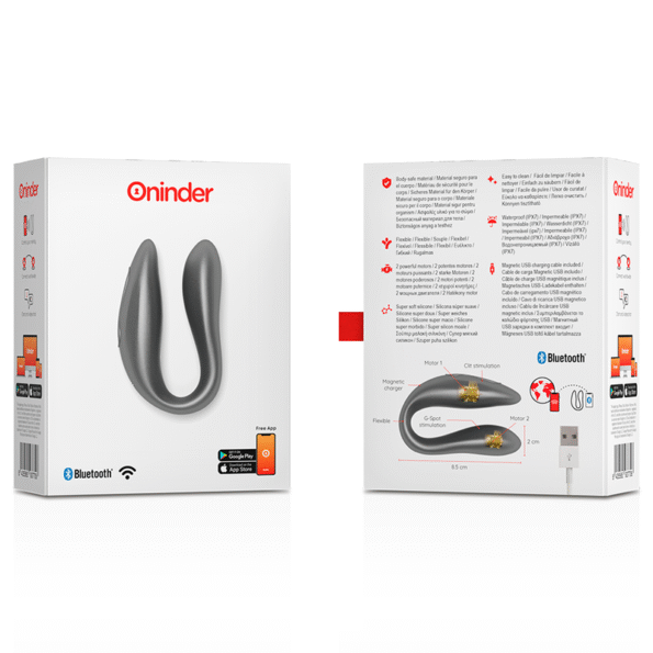 ONINDER - LISBOA G-SPOT & CLITORAL STIMULATEUR NOIR - APPLICATION GRATUITE-ONINDER-sextoys-lingerie-bdsm-hygiène-sexshop