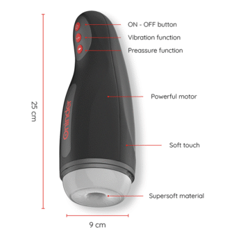 ONINDER - MASTURBATEUR RECHARGEABLE POUR HOMME SEOUL 10 VITESSES - APPLICATION GRATUITE-ONINDER-sextoys-lingerie-bdsm-hygiène-sexshop