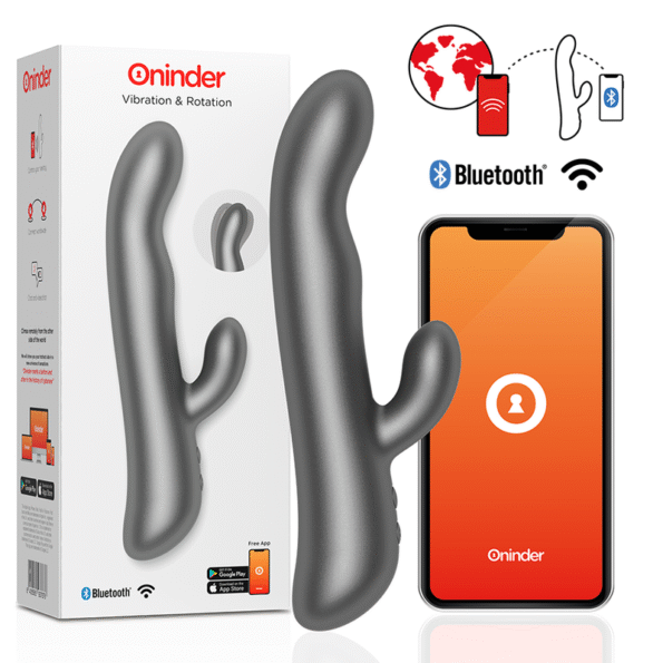 ONINDER - OSLO VIBRATION ET ROTATION NOIR - APPLICATION GRATUITE-ONINDER-sextoys-lingerie-bdsm-hygiène-sexshop