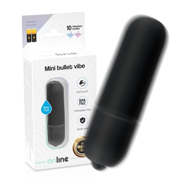 ONLINE - MINI BALLE VIBRANT NOIRE-ONLINE-sextoys-lingerie-bdsm-hygiène-sexshop