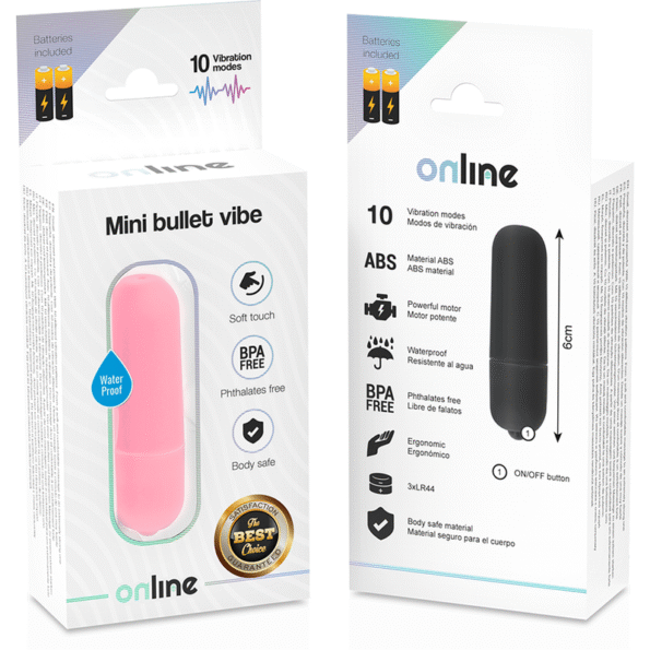 ONLINE - MINI BALLE VIBRANT ROSE-ONLINE-sextoys-lingerie-bdsm-hygiène-sexshop