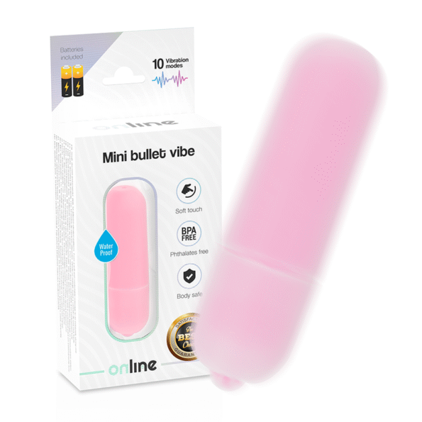 ONLINE - MINI BALLE VIBRANT ROSE-ONLINE-sextoys-lingerie-bdsm-hygiène-sexshop