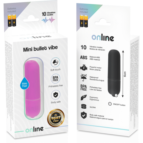 ONLINE - MINI BALLE VIBRANTE LILAS-ONLINE-sextoys-lingerie-bdsm-hygiène-sexshop