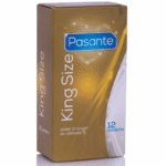 PASANTE - LES PRÉSERVATIFS KING MS LONG ET LARGEUR 12 UNITÉS-PASANTE-sextoys-lingerie-bdsm-hygiène-sexshop