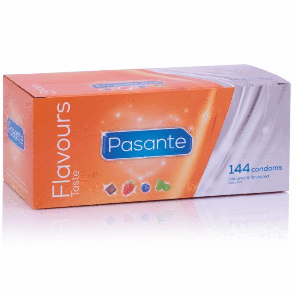 PASANTE - LES SAVEURS DE PRÉSERVATIFS 155 UNITÉS-PASANTE-sextoys-lingerie-bdsm-hygiène-sexshop