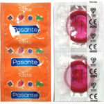 PASANTE – PRÉSERVATIFS SAVEUR FRAISE SAC 144 UNITÉS