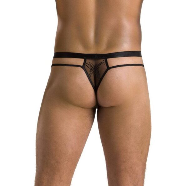 PASSION - 029 STRING COLLIN NOIR L/XL-PASSION MEN-sextoys-lingerie-bdsm-hygiène-sexshop
