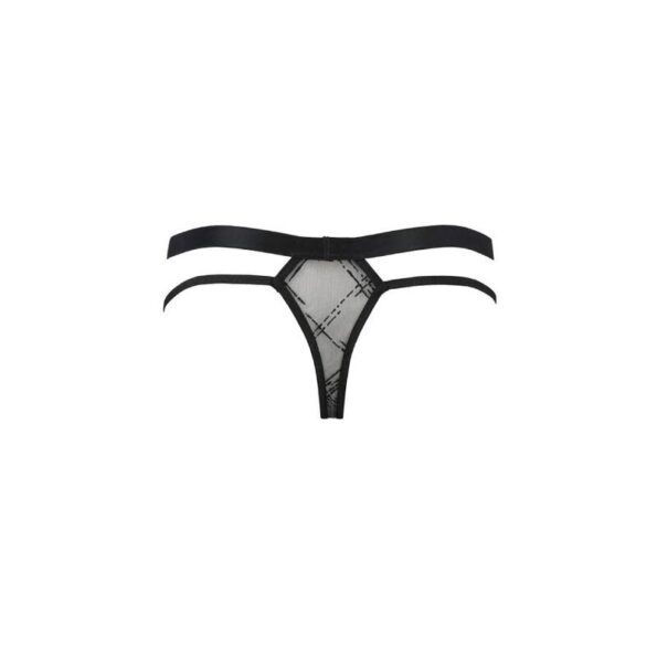 PASSION - 029 STRING COLLIN NOIR L/XL-PASSION MEN-sextoys-lingerie-bdsm-hygiène-sexshop