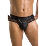 PASSION – 030 SLIP OUVERT TOM NOIR L/XL