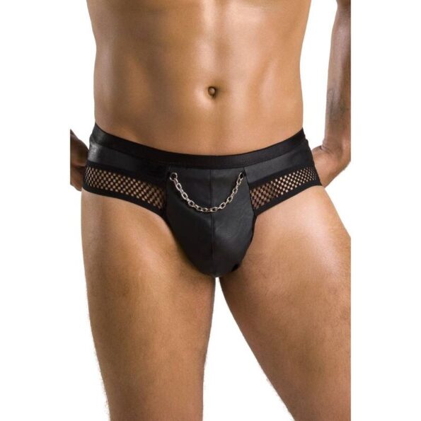 PASSION - 030 SLIP OUVERT TOM NOIR L/XL-PASSION MEN-sextoys-lingerie-bdsm-hygiène-sexshop