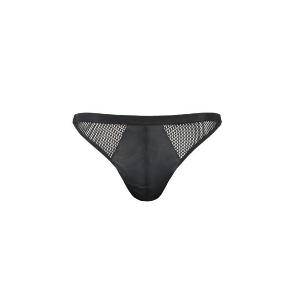 PASSION - 034 SLIP OPEN LUKE NOIR S/M-PASSION MEN-sextoys-lingerie-bdsm-hygiène-sexshop