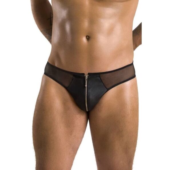 PASSION - 042 SLIP TIMMY NOIR L/XL-PASSION MEN-sextoys-lingerie-bdsm-hygiène-sexshop