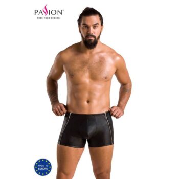 PASSION - 049 SHORT NOIR MAT S/M-PASSION MEN-sextoys-lingerie-bdsm-hygiène-sexshop