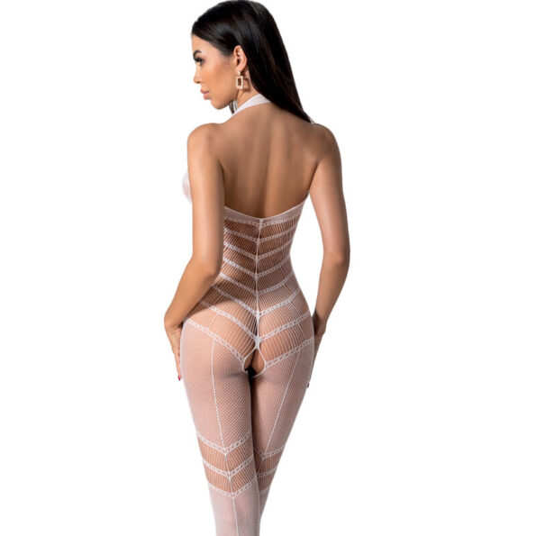 PASSION - BODYSTOCKING BLANC BS100 TAILLE UNIQUE-PASSION WOMAN BODYSTOCKINGS-sextoys-lingerie-bdsm-hygiène-sexshop
