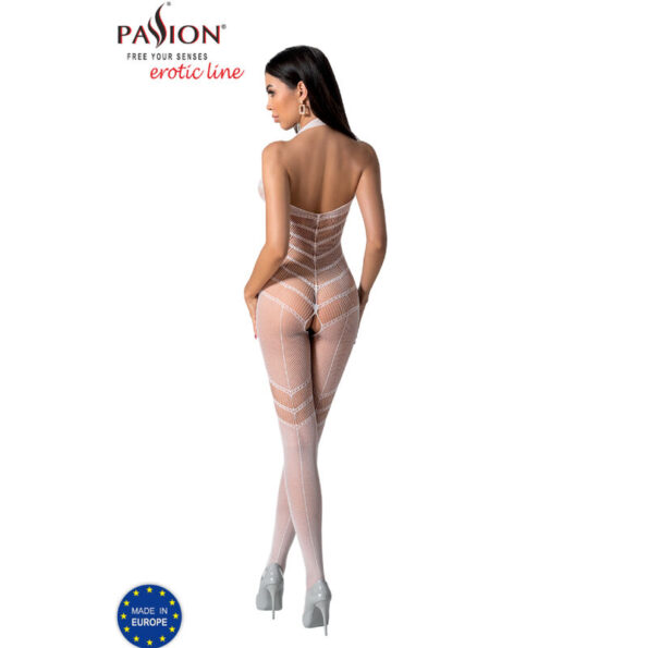 PASSION - BODYSTOCKING BLANC BS100 TAILLE UNIQUE-PASSION WOMAN BODYSTOCKINGS-sextoys-lingerie-bdsm-hygiène-sexshop